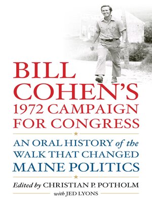 cover image of Bill Cohen's 1972 Campaign for Congress
